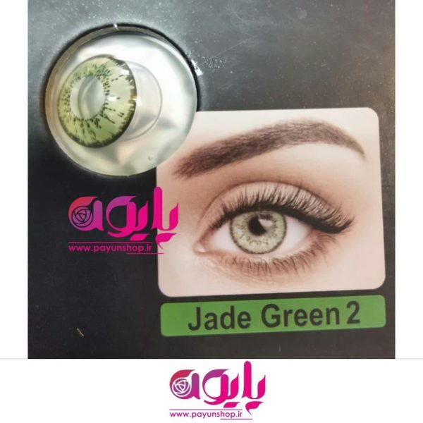 لنز رنگی نیو ویژن مدل jade green 2